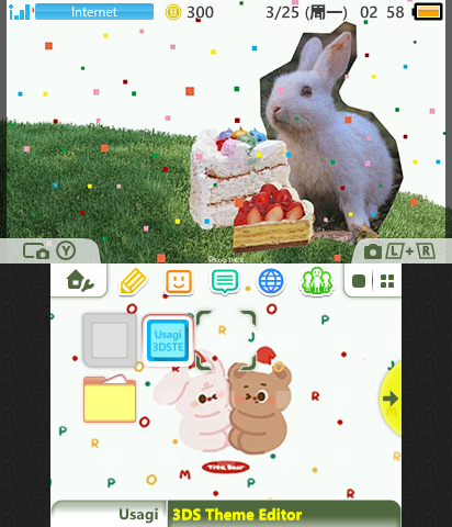 Bunny and cake