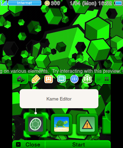 Wave of Green Blocks