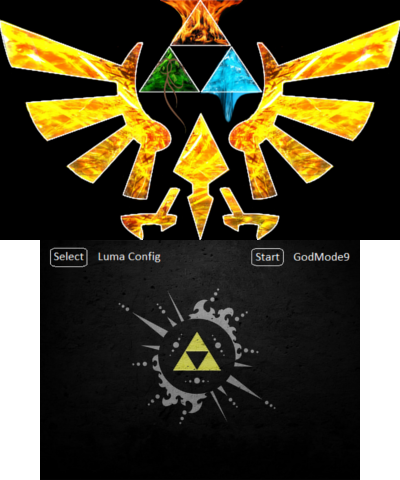 Triforce w/ GodMode9