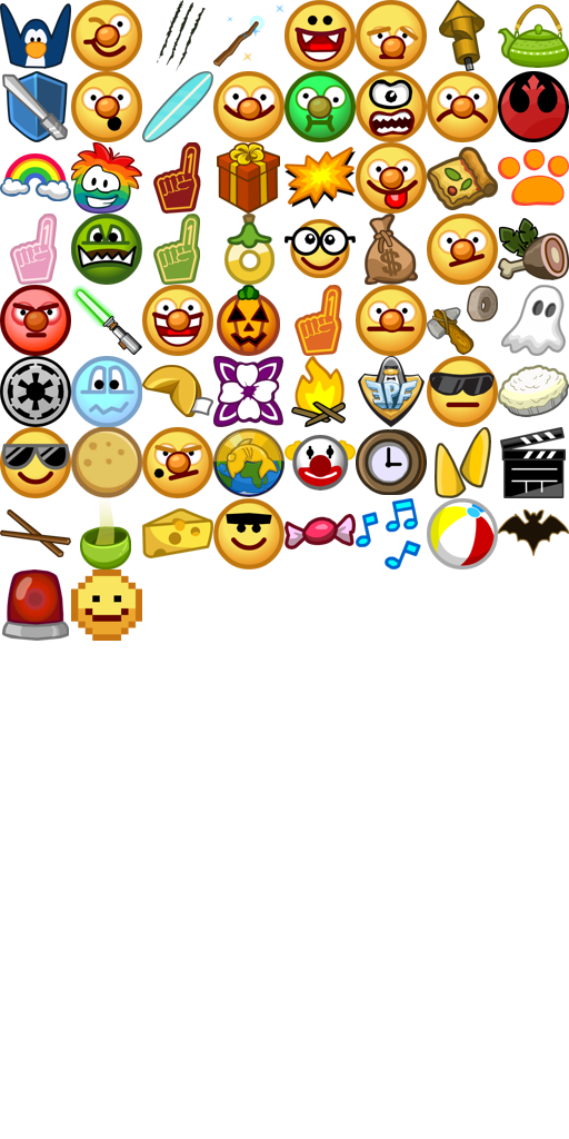 Club Penguin Temporary Emoticons