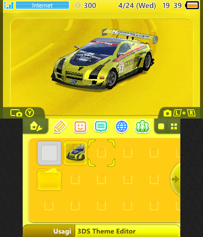 Ridge Racer - RC410 in Yellow