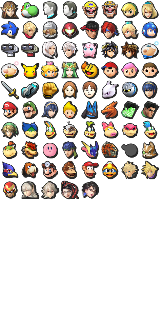 Super Smash Bros 3DS STOCK