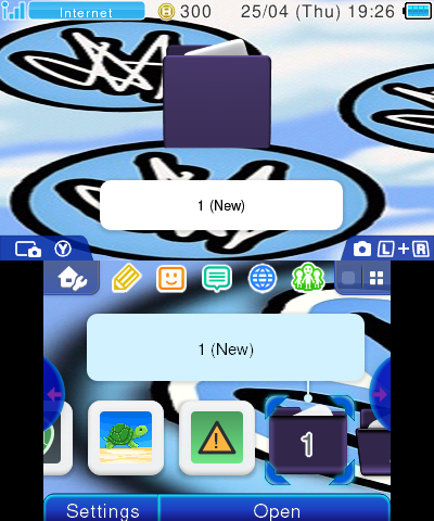 "DA" 3DS Theme