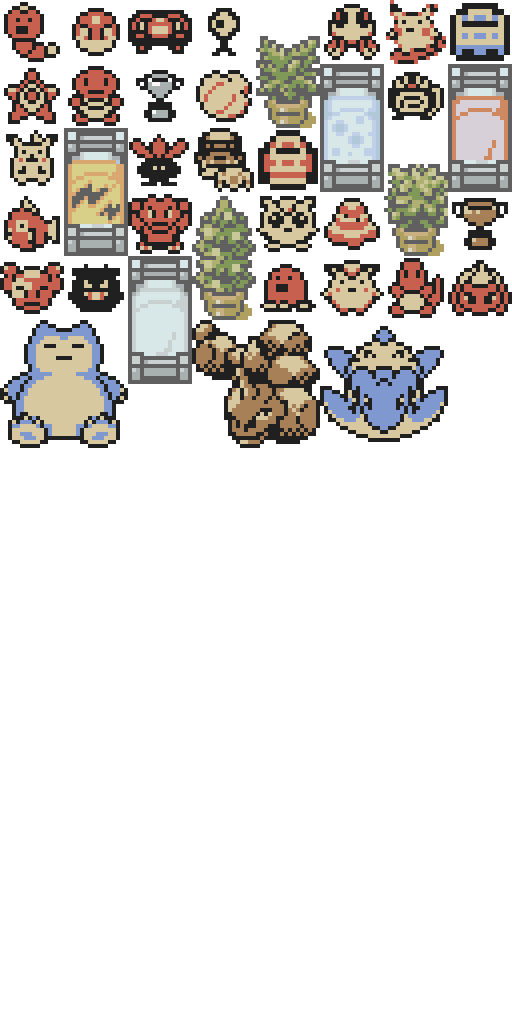 Pokemon Crystal Decorations