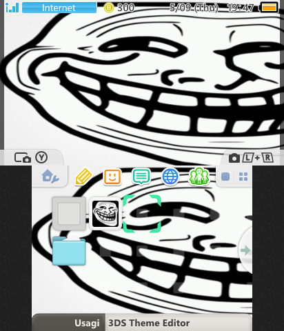 Troll face theme