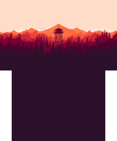 Firewatch Canyon Sunset