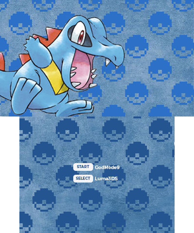 Totodile Splash Screen