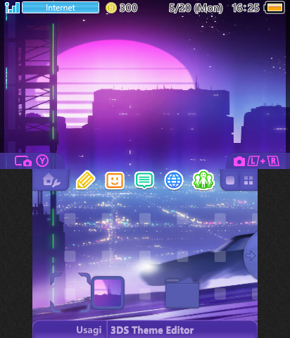 Futuristic Night CIty