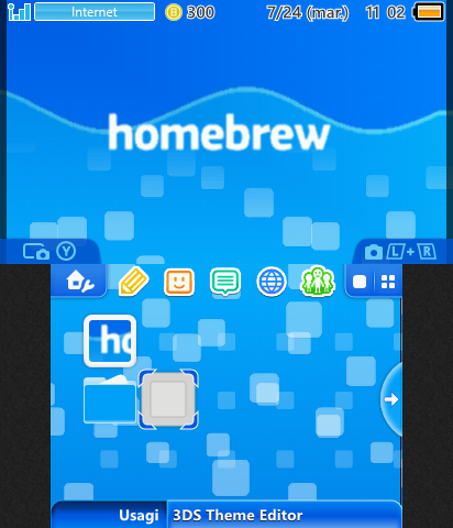 HOMEBREW (animed bottom screen)