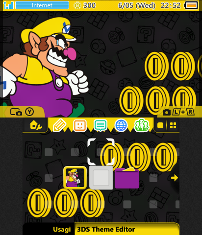 Black and Yellow Wario Theme