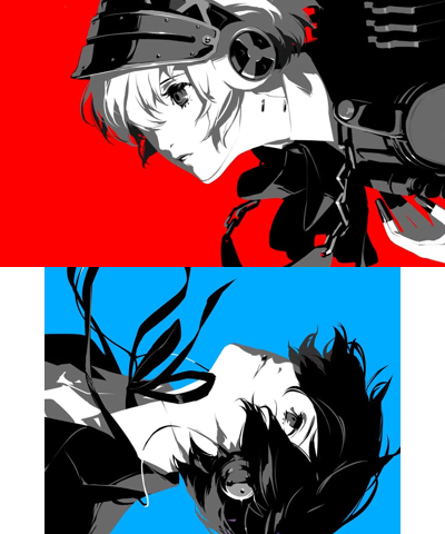 Aigis & Makoto (NO TEXT)