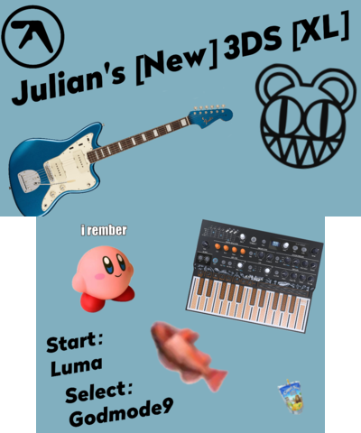 julian's [new] 3ds [XL] splash