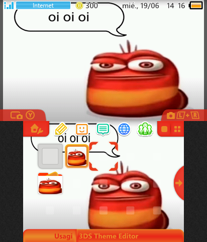 Red larva oi oi oi meme theme