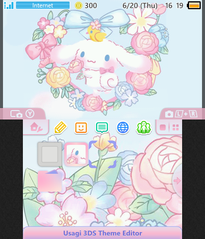 Flowery Cinnamoroll Theme