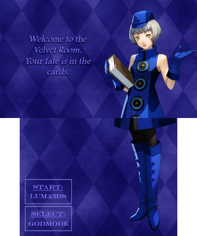 Elizabeth Persona 3- Velvet Room