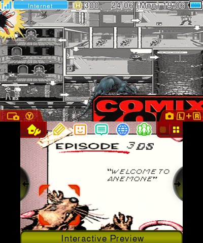 Comix Zone 3ds