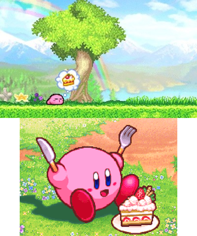 kirby and cake