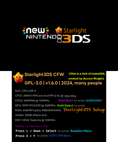 Starlight3DS (New 3DS)