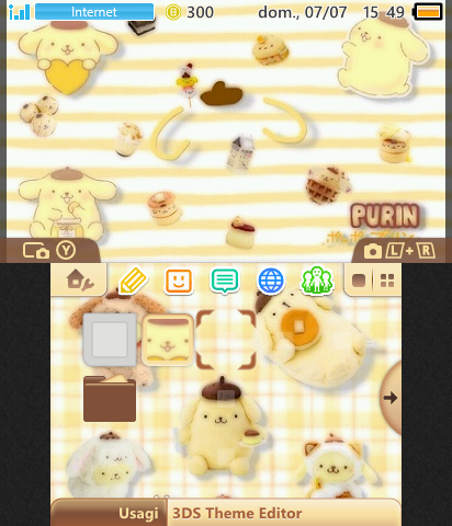 yellow pompompurin theme