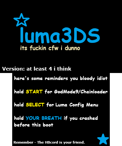 luma3ds but it's totally legit