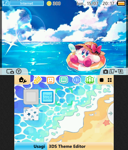 kirby's summer theme