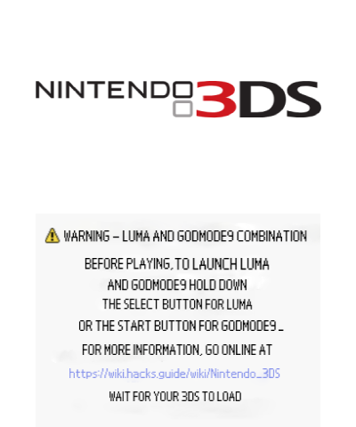 Nintendo 3ds warning