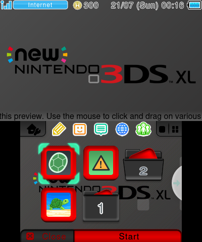 New Nintendo 3DS XL Dark Theme