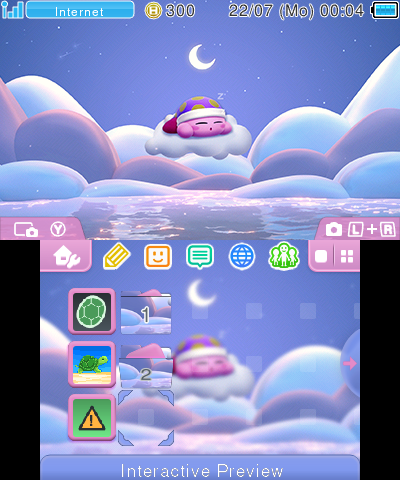 Sleeping Kirby On Clouds