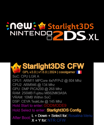 New 2DS XL - Starlight3DS