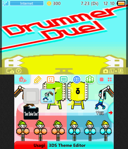 Drummer Duel from RhythmHeavenDs