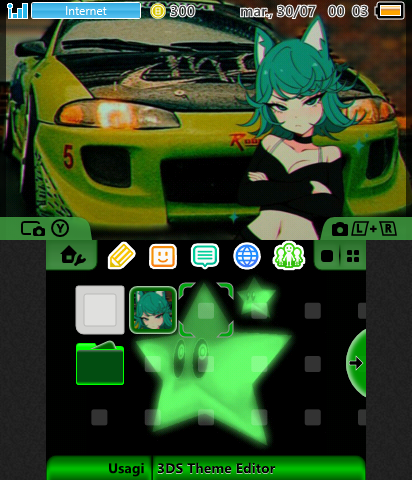 the green aesthetic car