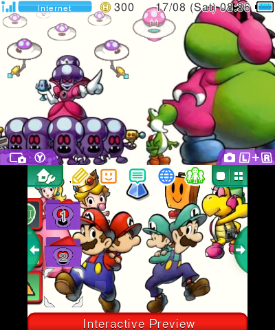 Mario & Luigi: PIT Artwork