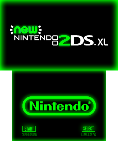 Neon Green 2DS XL Splash