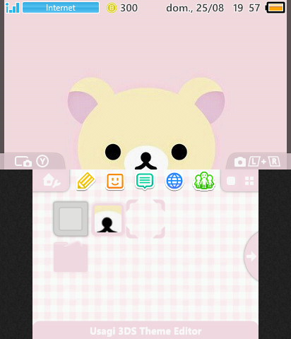 pink korilakkuma theme