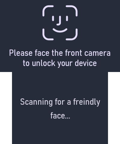 Face unlock