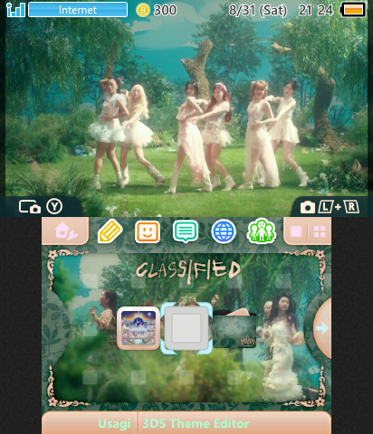 Oh My Girl Classified theme alt