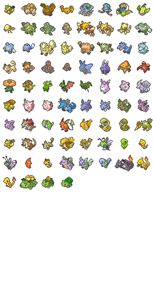 Shiny Kanto Pokemon pack 1