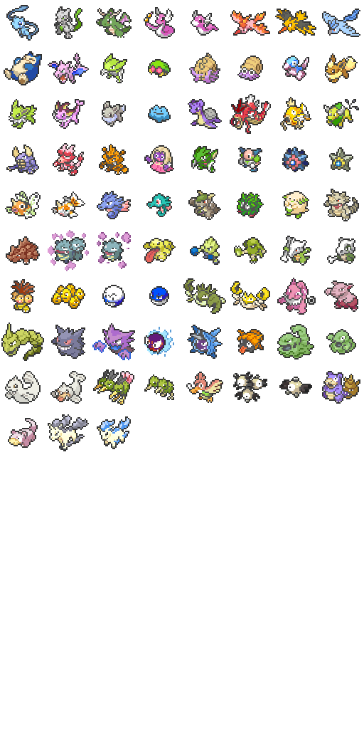 Shiny Kanto Pokemon pack 2