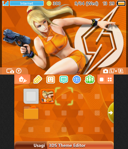 Orange ZS Samus Theme