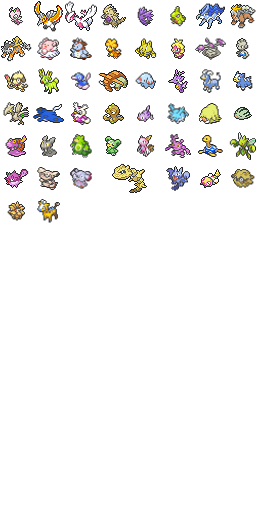 Shiny Johto Pokemon pack 2