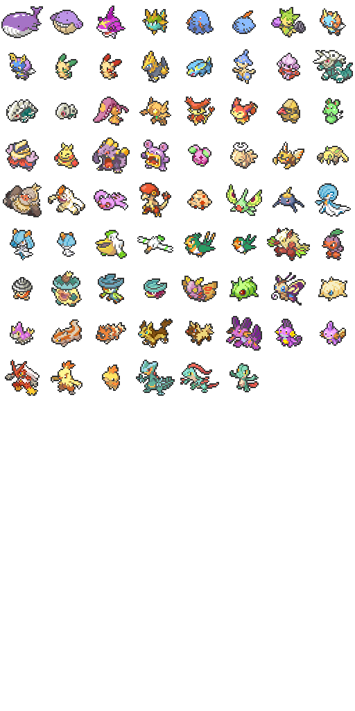 Shiny Hoenn Pokemon pack 1