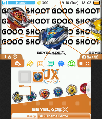 Beyblade X Theme UX