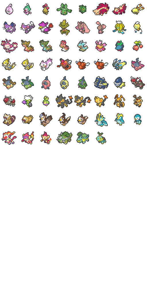 Shiny Sinnoh Pokemon pack 1