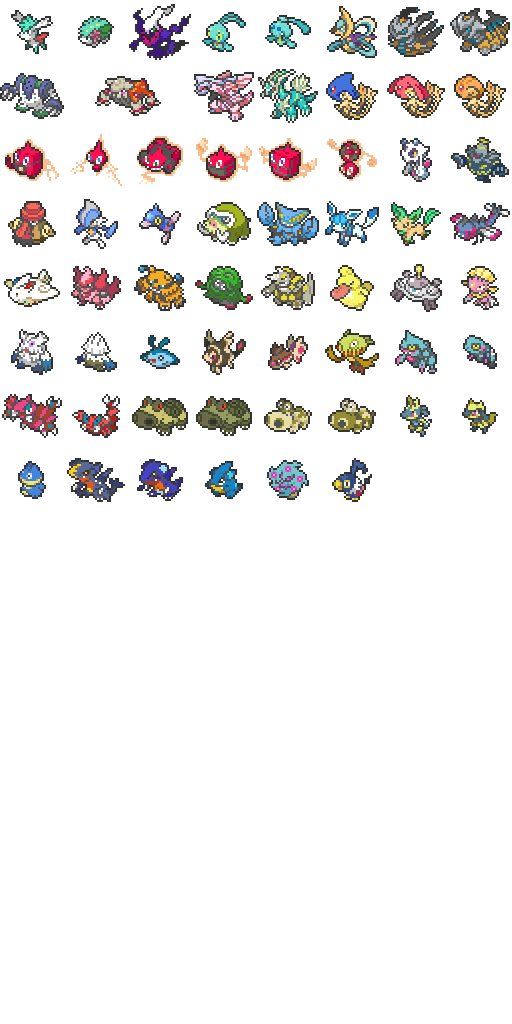 Shiny Sinnoh Pokemon pack 2