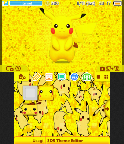 Pikachu Chill 3DS Theme