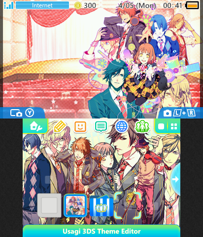 UtaPri Group 3DS Theme