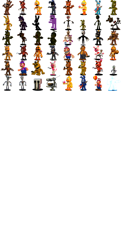 FNaF World Full Roster