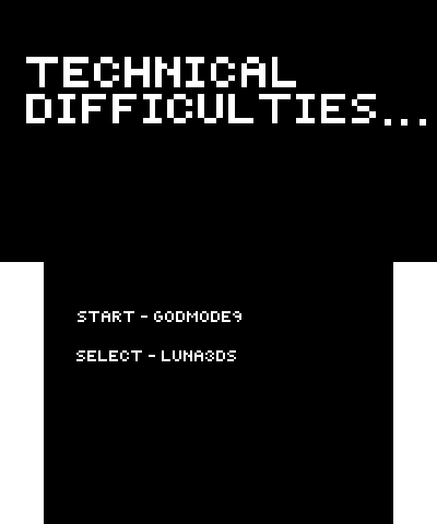 TECHNICAL DIFFICULTIES