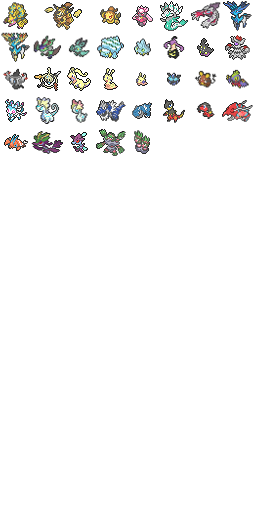 Shiny Kalos Pokemon pack 2