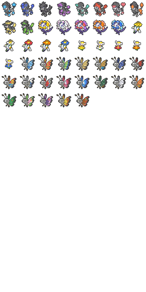 Shiny Kalos Variants